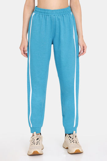 Buy Rosaline Zest Easy Movement Relaxed Pants - Enamel Blue